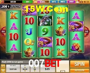 Jackpots e promoções na 007BET